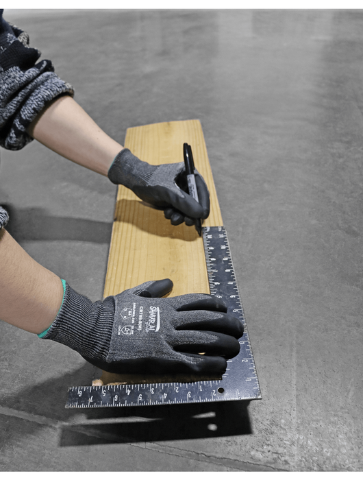 Samurai Glove® Nitrile-Coated, Touch Screen Compatible Cut Resistant Gloves, ANSI Cut Level A4