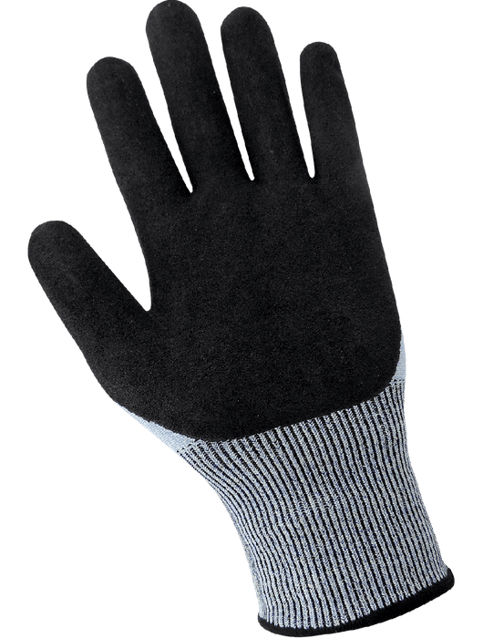 Samurai Glove® Light Blue 18-Gauge Tuffalene® w/Nitrile Dipped Palm, ANSI Cut Level A2