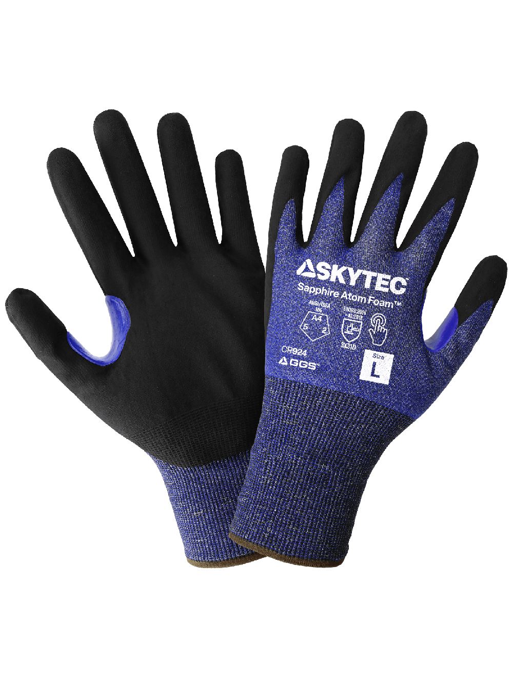 Samurai Glove® 21- Gauge Salt-and-Pepper Tuffalene® Platinum, Polyuret ...