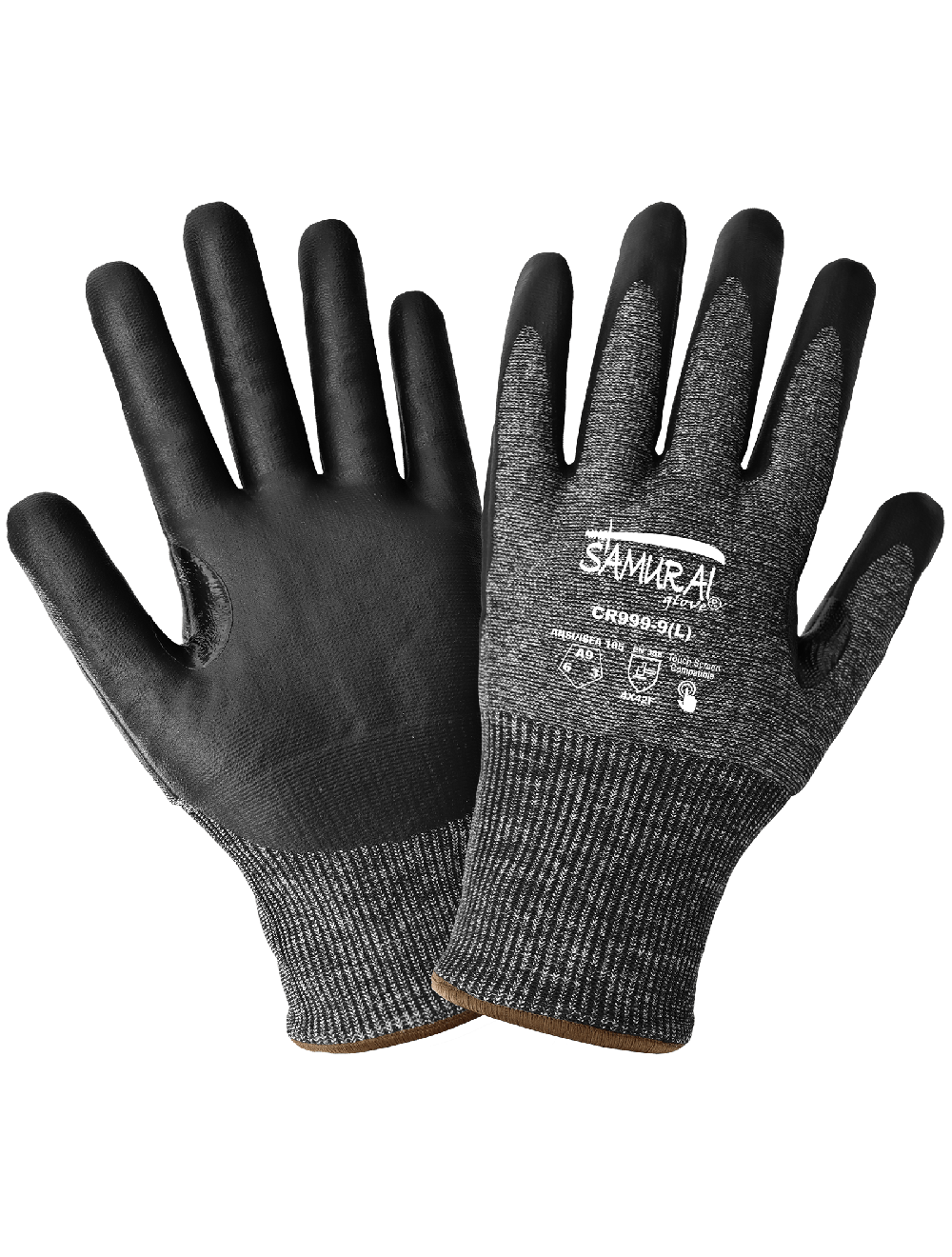 Samurai Glove® Cut Resistant Tuffalene® UHMWPE Reinforced, Nitrile Dip ...