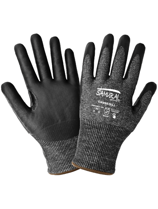 Samurai Glove® Cut Resistant Tuffalene® UHMWPE Reinforced Touch Screen Gloves, ANSI Cut Level A9