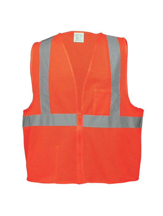 FrogWear® Cl. 2 Hi-Vis Lime Lightweight Mesh Polyester Safety Vest