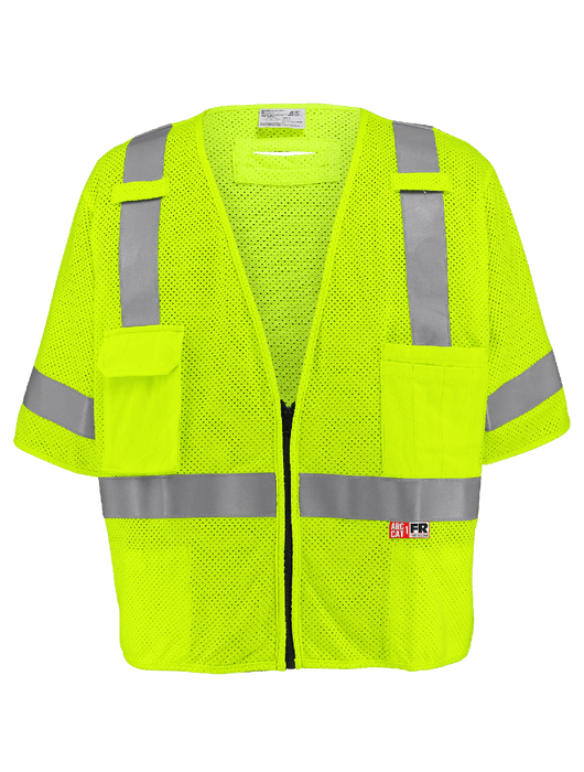 FrogWear® HV ANSI Class 3 Flame-Resistant Surveyors Safety Vest