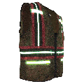 FrogWear Cl. 2 Hi-Vis Lime Photoluminescent Surveyors Safety Vest, D-Ring Pass Through Opening