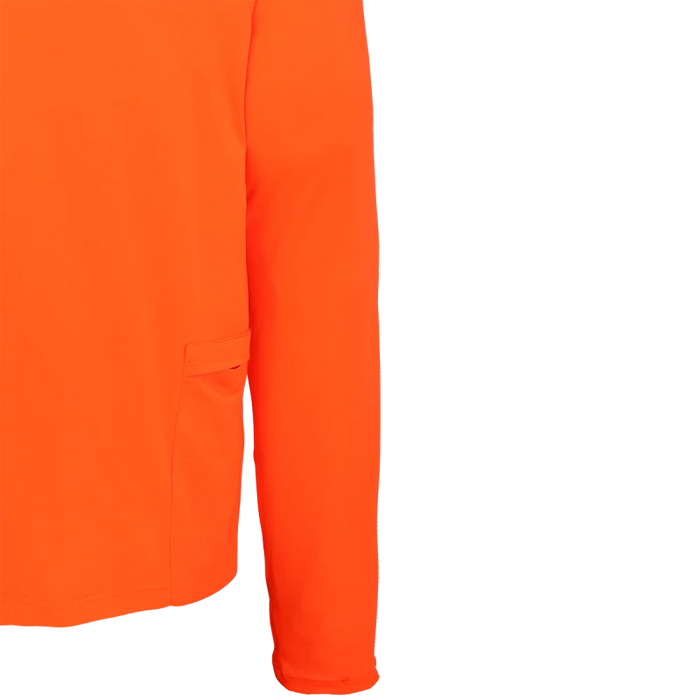 Premium High-Visibility Hooded Long-Sleeve Self-Wicking Shirt, UPF 40+ Protection
