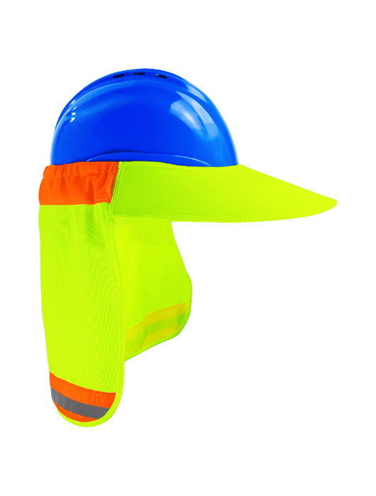 FrogWear® HV High-Visibility Neck Shade and Sun Visor Accessory for Hard Hats and Safety Helmets, Universal