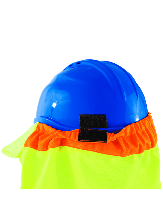 FrogWear® HV High-Visibility Neck Shade and Sun Visor Accessory for Hard Hats and Safety Helmets, Universal