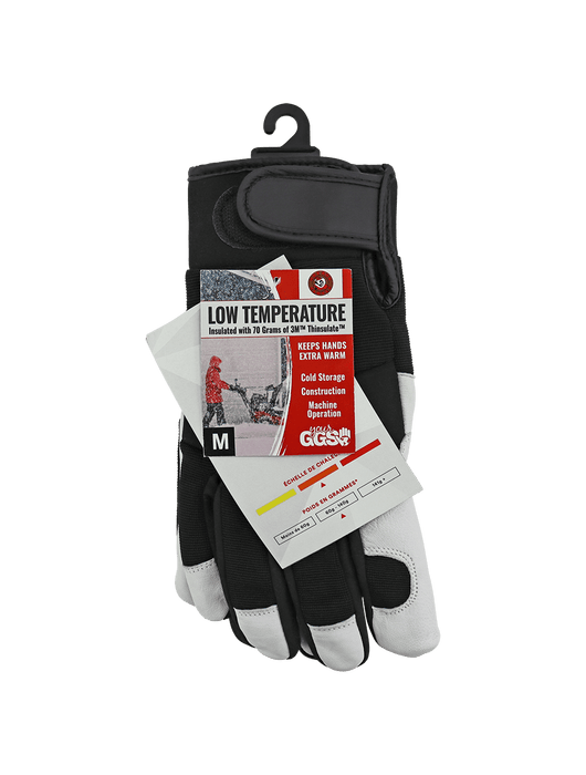 Hot Rod Gloves® Low Temperature Insulated Goatskin Mechanics Style Gloves
