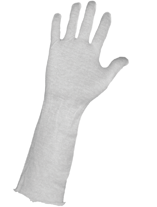 Breathable, Reversible Seamless Lisle 100% Cotton Bleached White, Lightweight, 14"