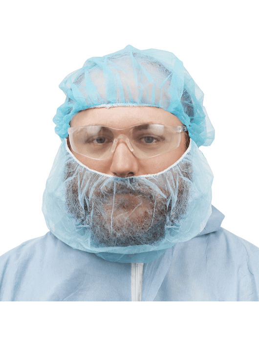 FrogWear™ Polypropylene Disposable Beard Covers, 1000 / Case