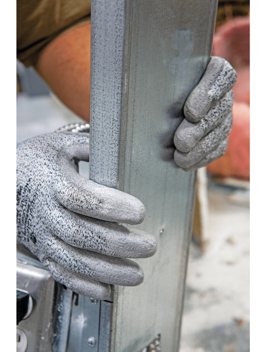 PUG™ - Salt & Pepper 13-Gauge HDPE Liner, Gray PU Dipped Palm- Vend Pack