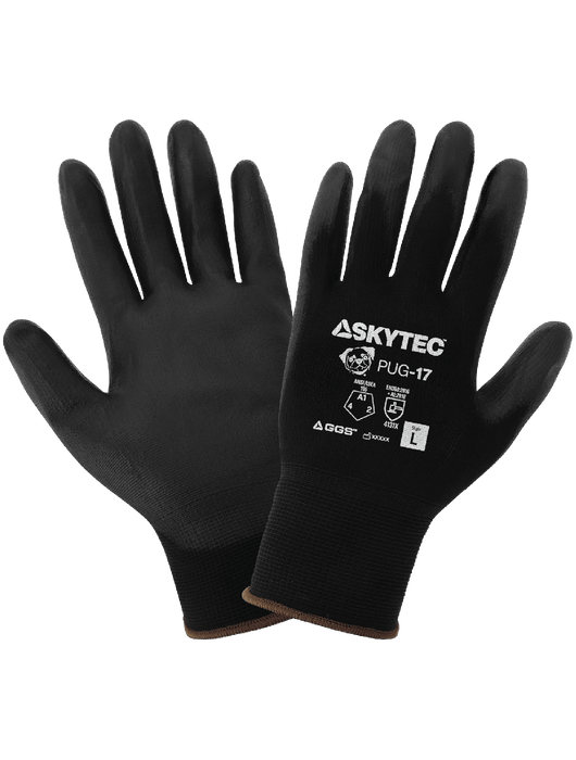 PUG™ Black Polyurethane Coated 13-Gauge Nylon Shell, ESD Anti-Static/Electrostatic Compliant- Vend Pack