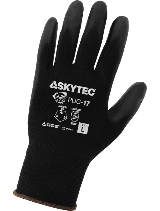 PUG™ Black Polyurethane Coated 13-Gauge Nylon Shell, ESD Anti-Static/Electrostatic Compliant- Vend Pack