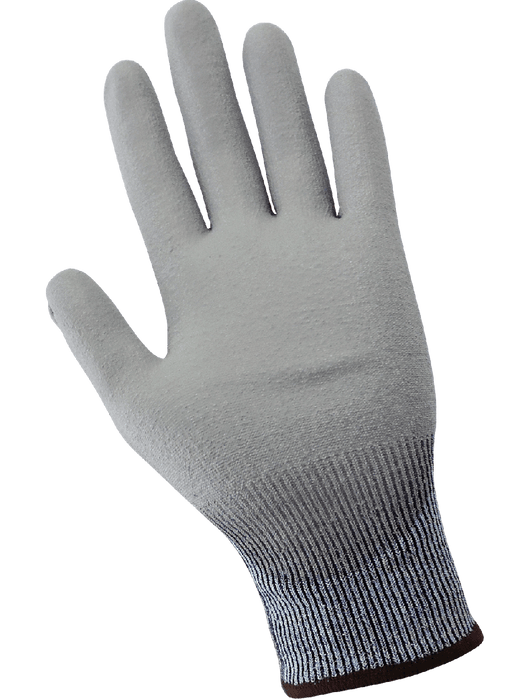 Samurai Glove® Light Blue 18-Gauge Tuffalene® w/Polyurethane Dipped Palm, ANSI Cut Level A2