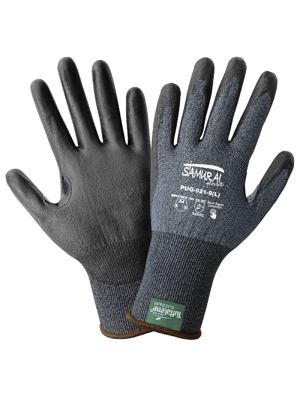 Samurai Glove® 21- Gauge Salt-and-Pepper Tuffalene® Platinum, Polyuret ...