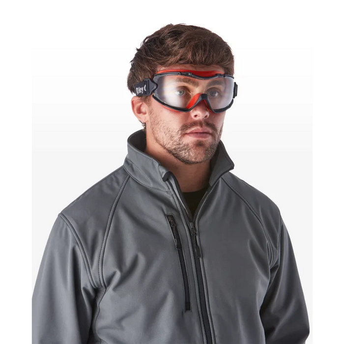 Velia Series - Clear Lens w/ Tecton 400 Anti-Fog, Anti-Scratch, UV 400 Protection, Moisture Repellant