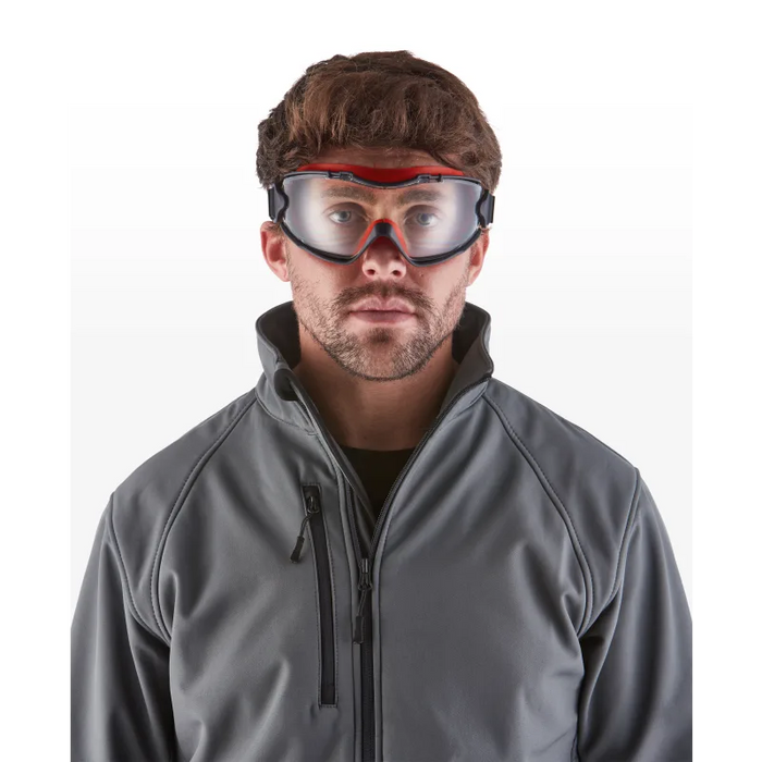 Velia Series - Clear Lens w/ Tecton 400 Anti-Fog, Anti-Scratch, UV 400 Protection, Moisture Repellant