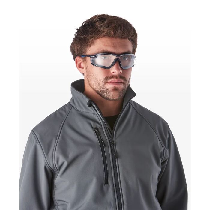 Quadro - Tecton 400 Anti-Fog/Anti-Scratch, Black Full Frame & Seal,  Soft-Comfort TPE Inserts on Temple Ends