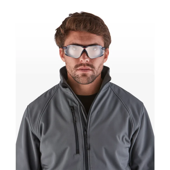Quadro - Tecton 400 Anti-Fog/Anti-Scratch, Black Full Frame & Seal,  Soft-Comfort TPE Inserts on Temple Ends