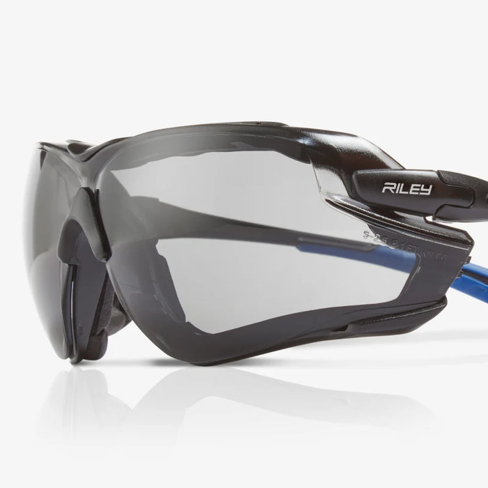 Quadro - Tecton 400 Anti-Fog/Anti-Scratch, Black Full Frame & Seal,  Soft-Comfort TPE Inserts on Temple Ends