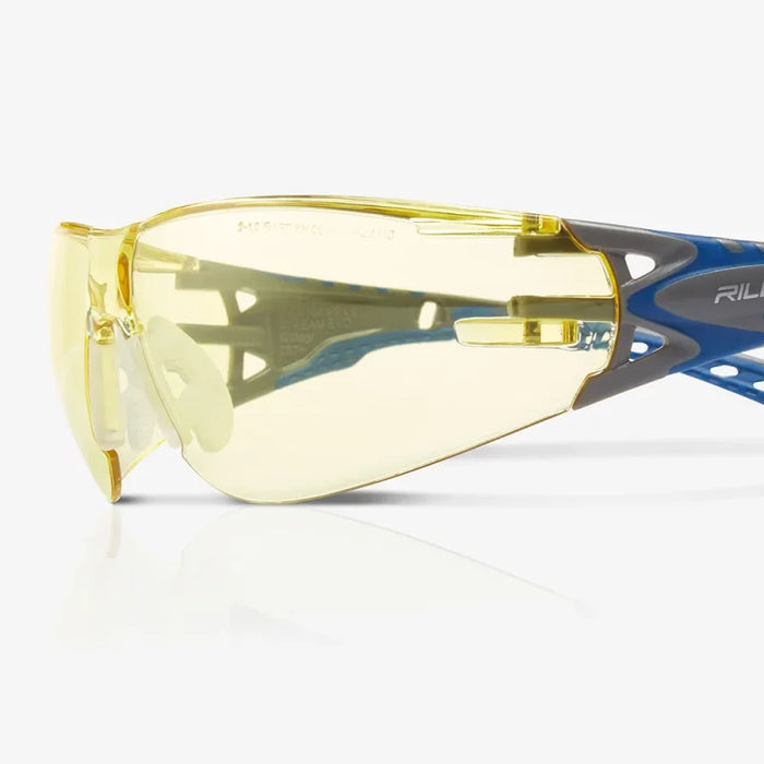 Stream Evo Eco Series - Arida 400 Moisture Repellant, Agray & Blue TPE Temples & Temple Ends