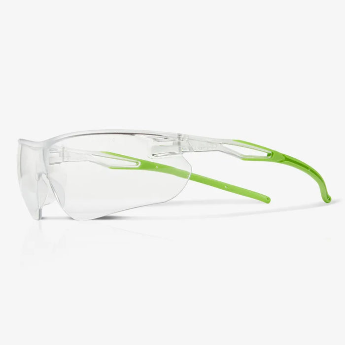 Ligera Eco Series - w/ Anti-Scratch & Anti-Fog Dual Coated UV400 Lenses, Green TPE Temples