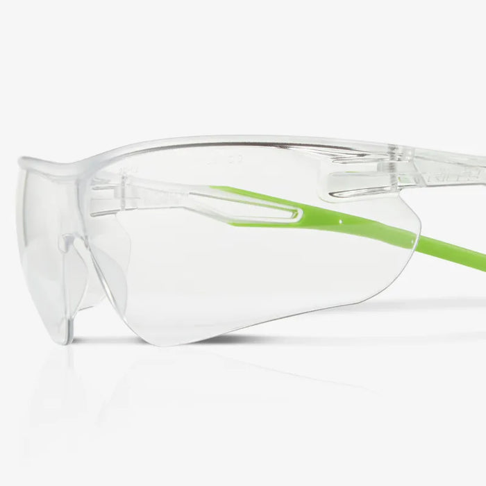 Ligera Eco Series - w/ Anti-Scratch & Anti-Fog Dual Coated UV400 Lenses, Green TPE Temples