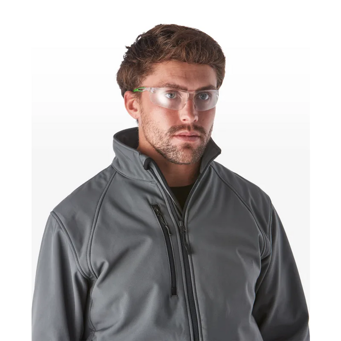 Ligera Eco Series - w/ Anti-Scratch & Anti-Fog Dual Coated UV400 Lenses, Green TPE Temples
