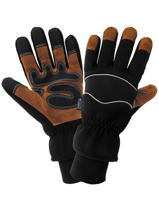 Premium-Grade Split Cowhide Leather Palm, Low Temperature, Waterproof, and Insulated