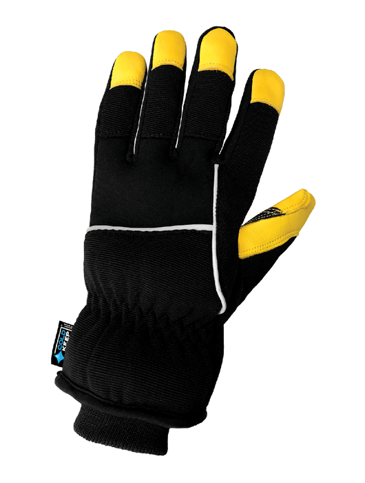 Premium-Grade Grain Deerskin Leather Palm, Low Temperature, Waterproof, Insulated Gloves