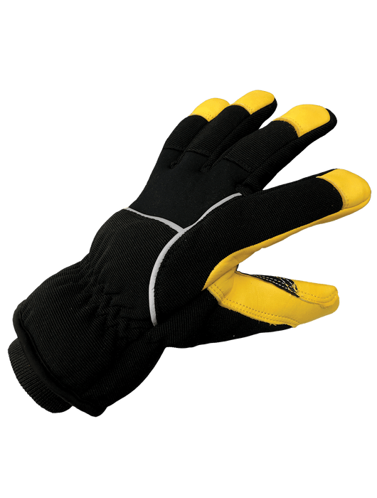 Premium-Grade Grain Deerskin Leather Palm, Low Temperature, Waterproof, Insulated Gloves