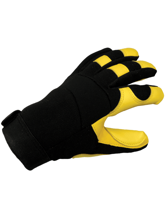 Premium-Grade Grain Deerskin Leather Palm, Low Temperature Reinforced Waterproof Gloves