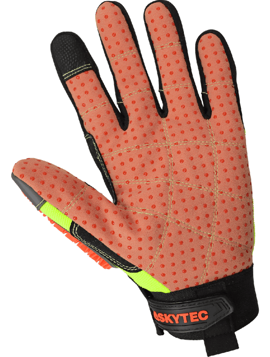 Torq Hail Xtra™ Hi-Vis Multi-Hazard Gloves with a Tuffalene® Lined Synthetic Leather Palm, ANSI/ISEA 105 Cut Level A7