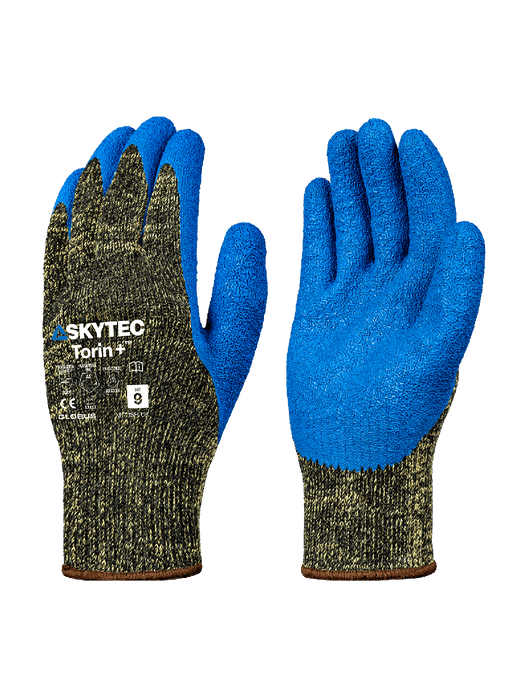 Torin +™ Cut & Heat Resistant, 10g Aralene Shell w/Rubber-Coated Palm, ANSI/ISEA 105 Cut Level