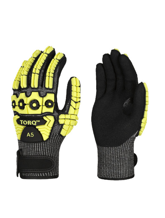 Torq Torrent™ Highly Cut-Resistant Reinforced Impact Gloves w/Touchscreen Fingers, ANSI/ISEA 105 Cut Level A5