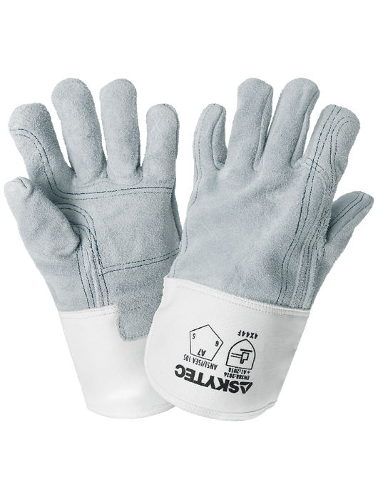 Mills™ Heavy Duty Cowhide Leather Gloves w/Cut Resistant Liner, ANSI/ISEA 105 Cut Level A7