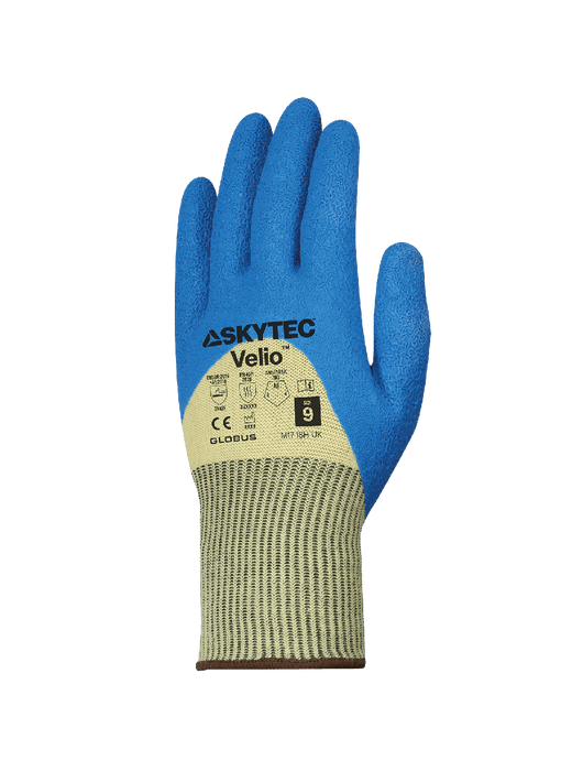 Velio™ Lightweight Gloves w/¾ Coated Latex, Vend Pack, ANSI/ISEA 105 Cut Level A6
