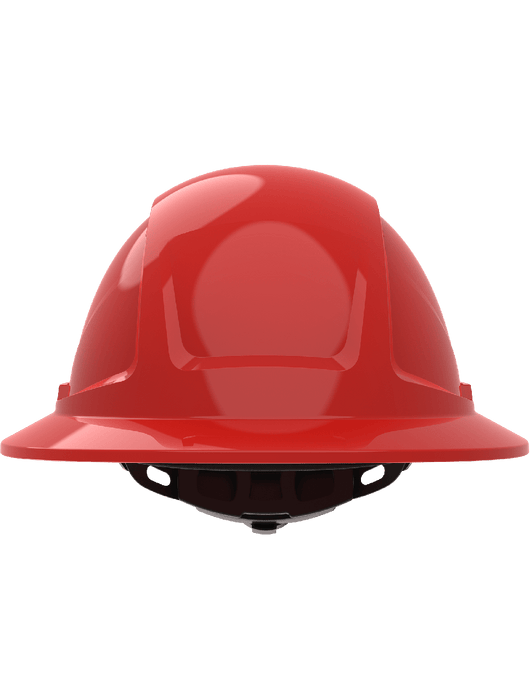 Radius Vented Full Brim Style HDPE Hard Hat With 6-Pt Ratchet Suspension, ANSI Z89.1-2014, Type 1, Class C