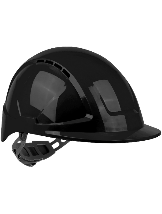 Radius Vented Cap Style HDPE Hard Hat With 6-Pt Ratchet Suspension, ANSI Z89.1-2014, Type 1, Class C