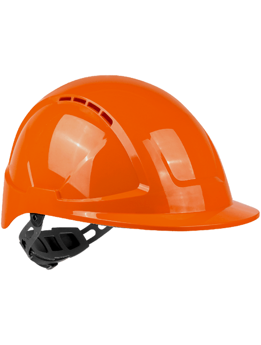 Radius Vented Cap Style HDPE Hard Hat With 6-Pt Ratchet Suspension, ANSI Z89.1-2014, Type 1, Class C