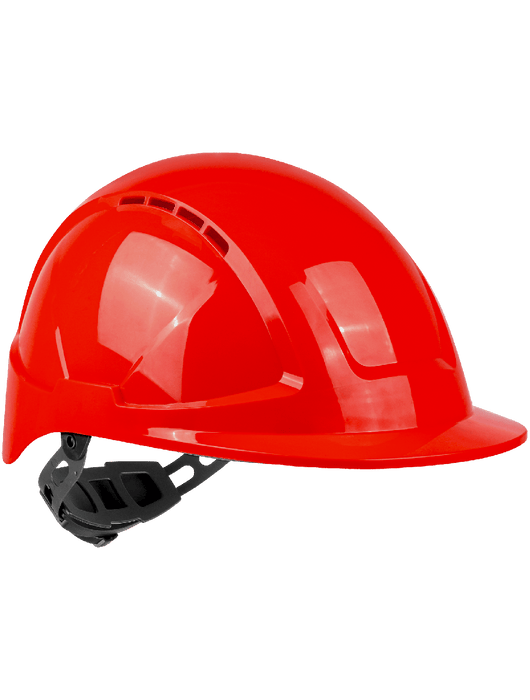 Radius Vented Cap Style HDPE Hard Hat With 6-Pt Ratchet Suspension, ANSI Z89.1-2014, Type 1, Class C