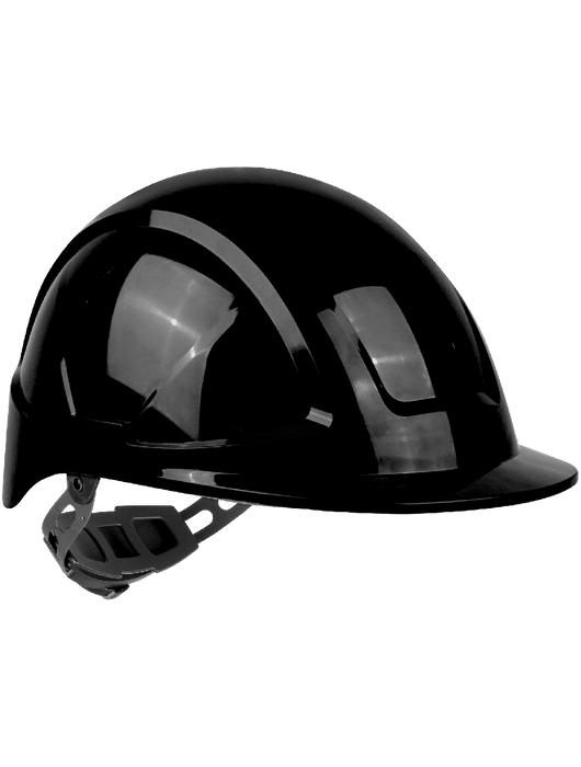 Radius Cap Style HDPE Hard Hat With 6-Pt Ratchet Suspension, ANSI Z89.1-2014, Type 1, Class E