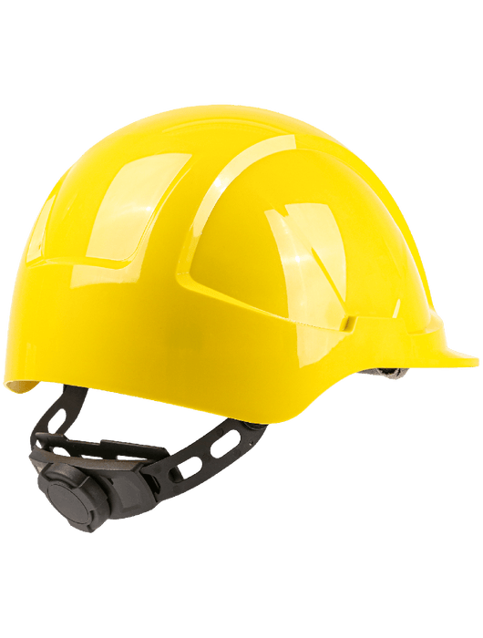 Radius Cap Style HDPE Hard Hat With 6-Pt Ratchet Suspension, ANSI Z89.1-2014, Type 1, Class E