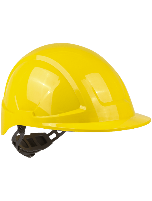 Radius Cap Style HDPE Hard Hat With 6-Pt Ratchet Suspension, ANSI Z89.1-2014, Type 1, Class E