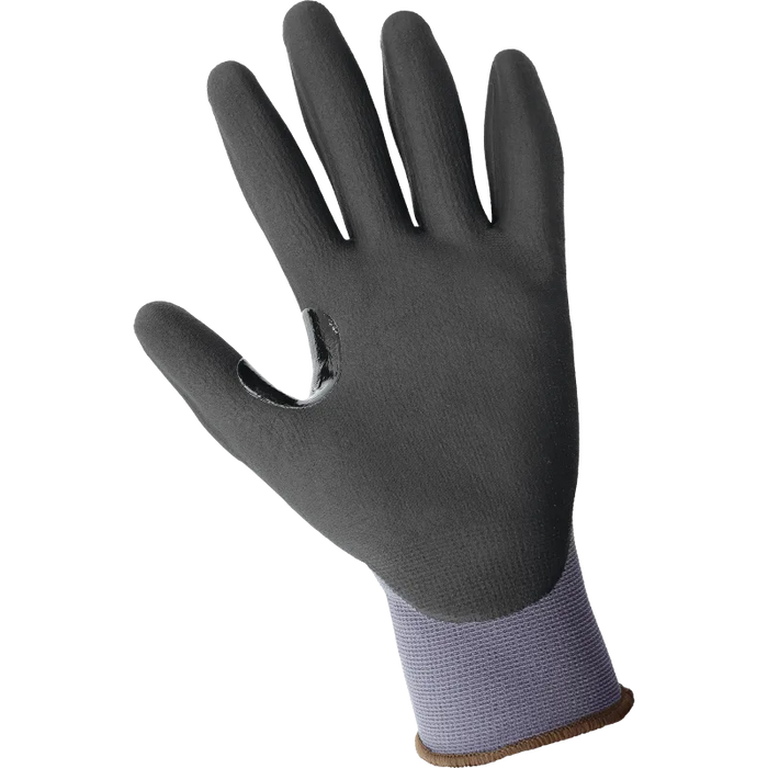 Torq Hornet™, Nitrile-Coated Palm, Hi-Vis Yellow-and-Black TPR Impact Protection