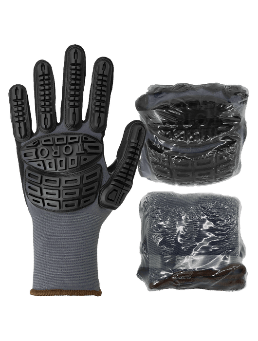 Torq Alpin™ General Purpose Multi-Hazard 15-Gauge, Nitrile Palms w/ Flexible Impact Protection, Vend Pack