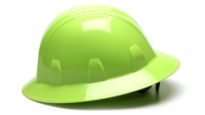 Hi-Vis Hard Hat, SL Series Full Brim- 4-Point Ratchet