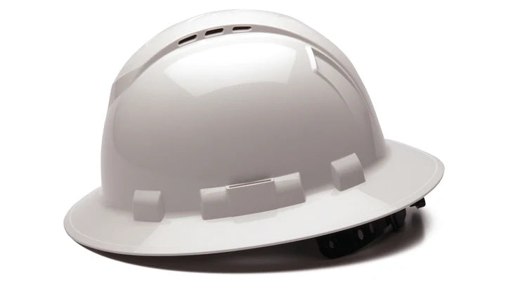Ridgeline Vented Full Brim Hard Hat - 4-Point Ratchet