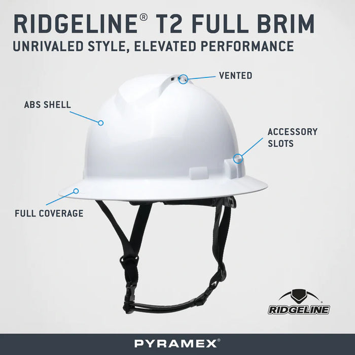 Ridgeline 2T Full Brim, Vented, 6-Point Suspension, Class C
