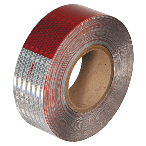 Conspicuity DOT-C2 Reflective Tape, Red & White- 2" x 150'